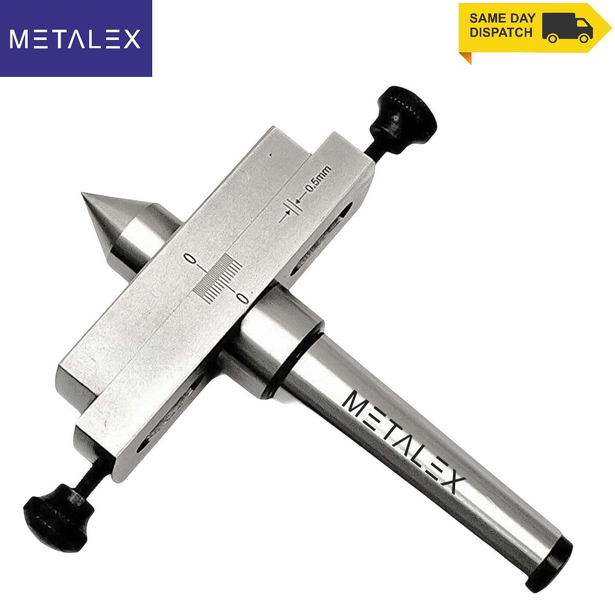 MT2 Lathe Tailstock Taper Turning Attachment In 2MT Shank Turning Metal USA