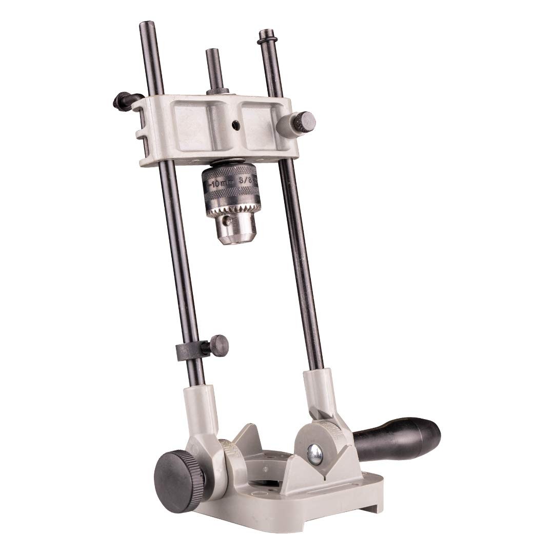 General Tools Precision Drill Guide for 3/8in or 1/2in Power Drills Portable Lig