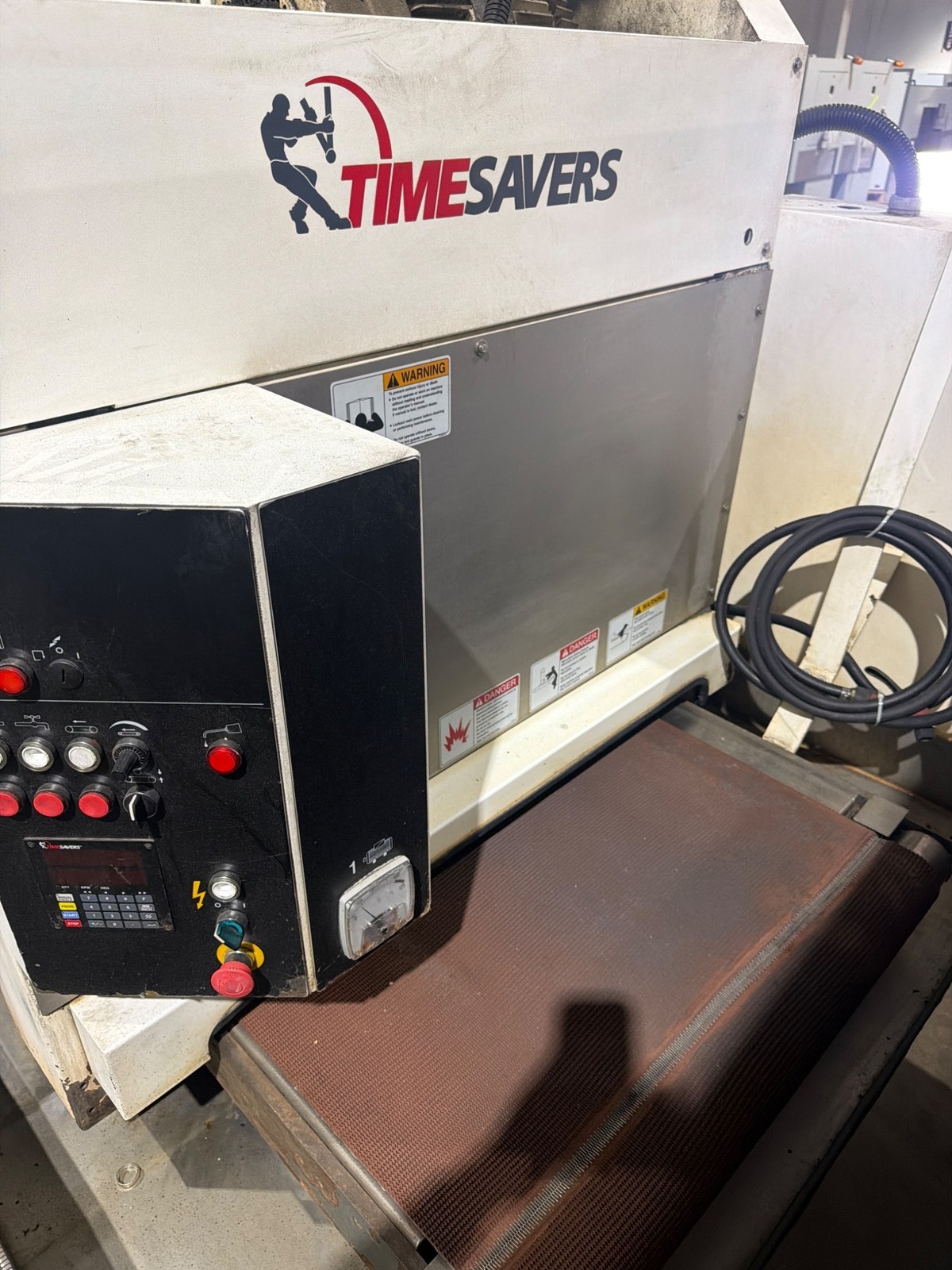 Timesavers Lynx 37MWT-D-60 Wet Abrasive Finishing Machine w/ PFA-240-3 USED