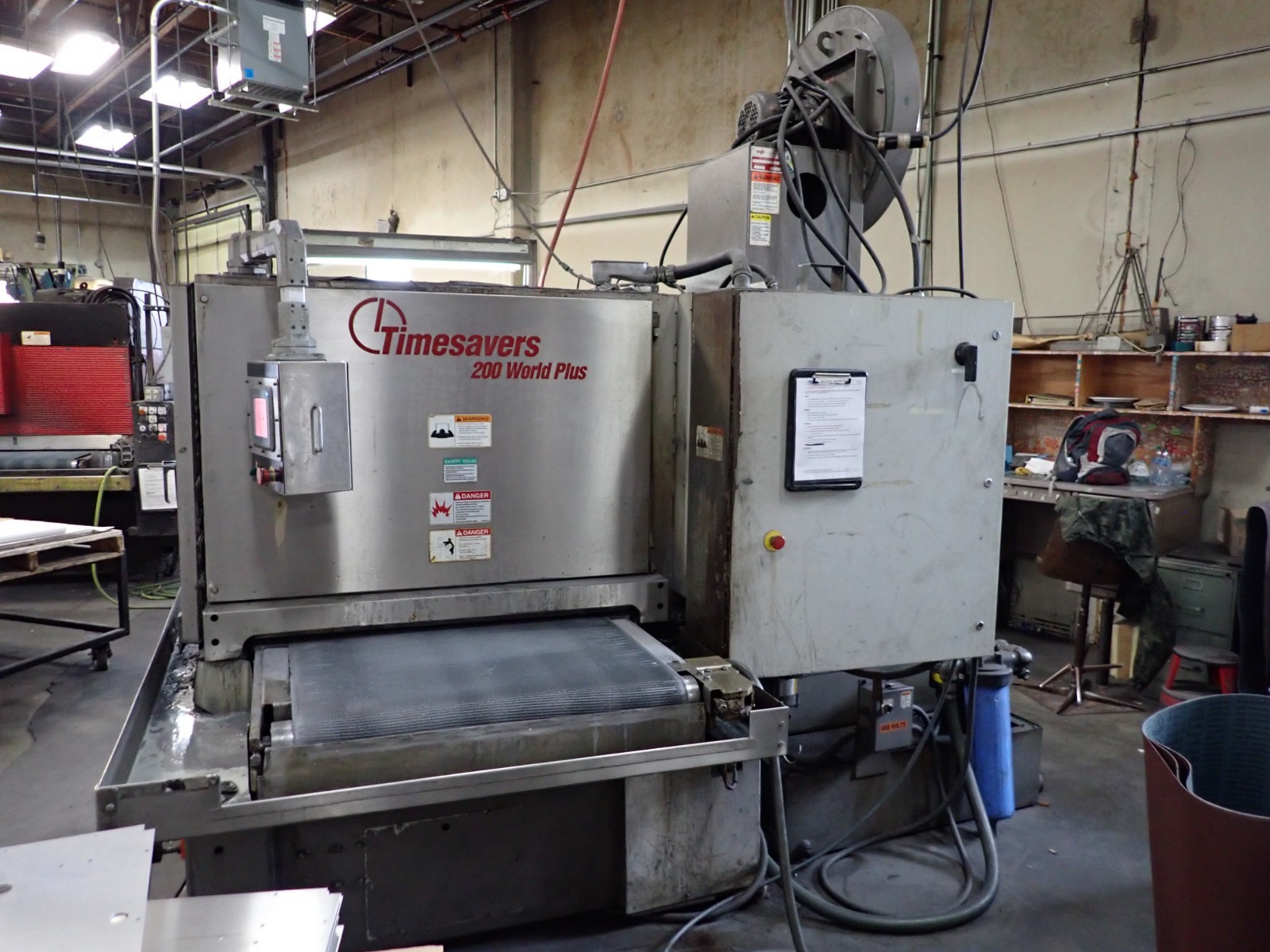 2000 Timesavers 237-1MW Deburring & Finishing Machine (WET) 9-1/2″ Dia Contact
