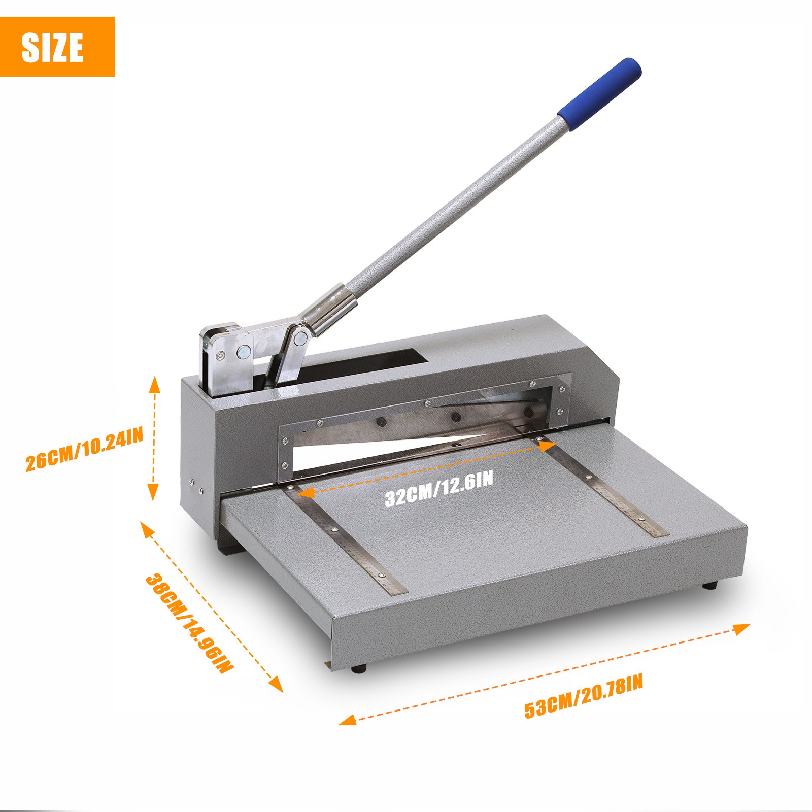 Manual Guillotine Metal Shear Heavy Duty Hand Plate Shear Aluminum Sheet Cutter