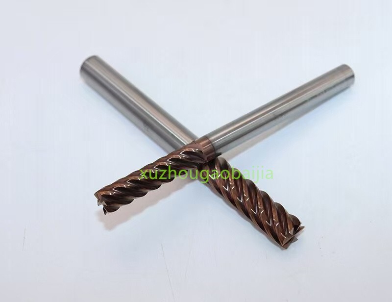6-Flute Carbide Square End Mill for Hardened Steel | CNC Machining Tool
