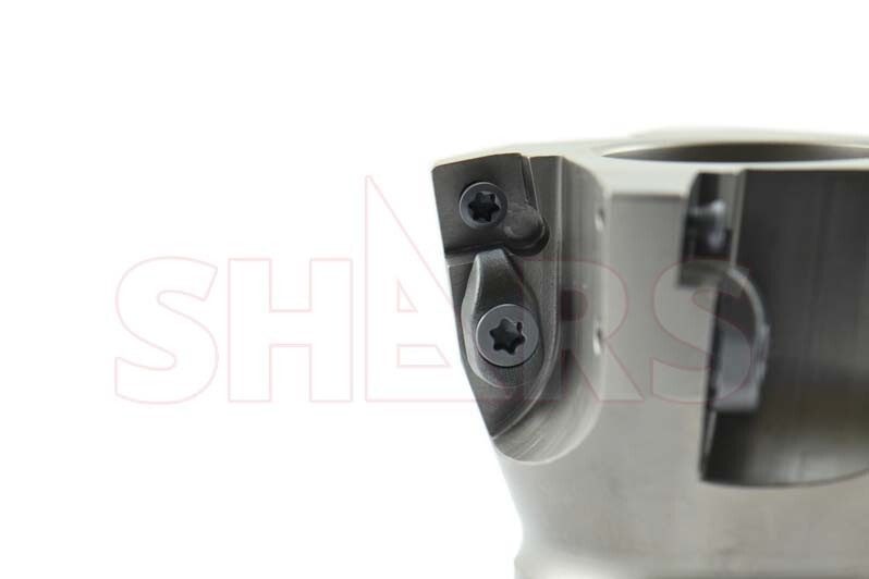 Shars 3″ High Feed Indexable Face Mill 5FL 4 Cutting Edge SDMT 120412 Insert S[