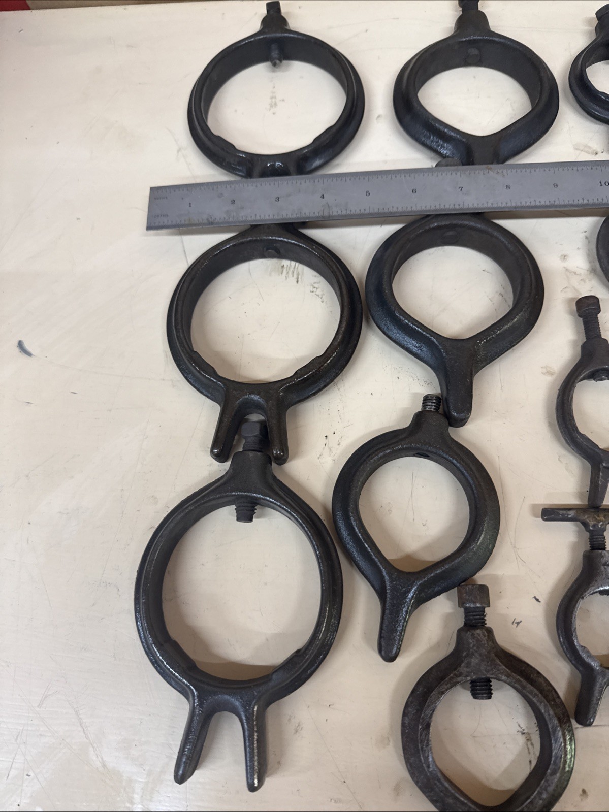 3-1/2”-5/8” Lot Of Lathe Drive Dogs Most Are Brown And Sharpe Lot 1