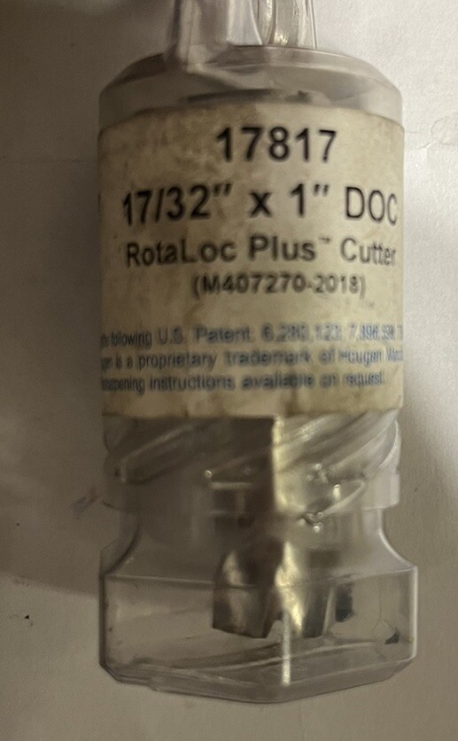 Lot Of 2 Hougen 17817 17/32″ X 1″ RotaLoc Plus Annular Cutter Brand New