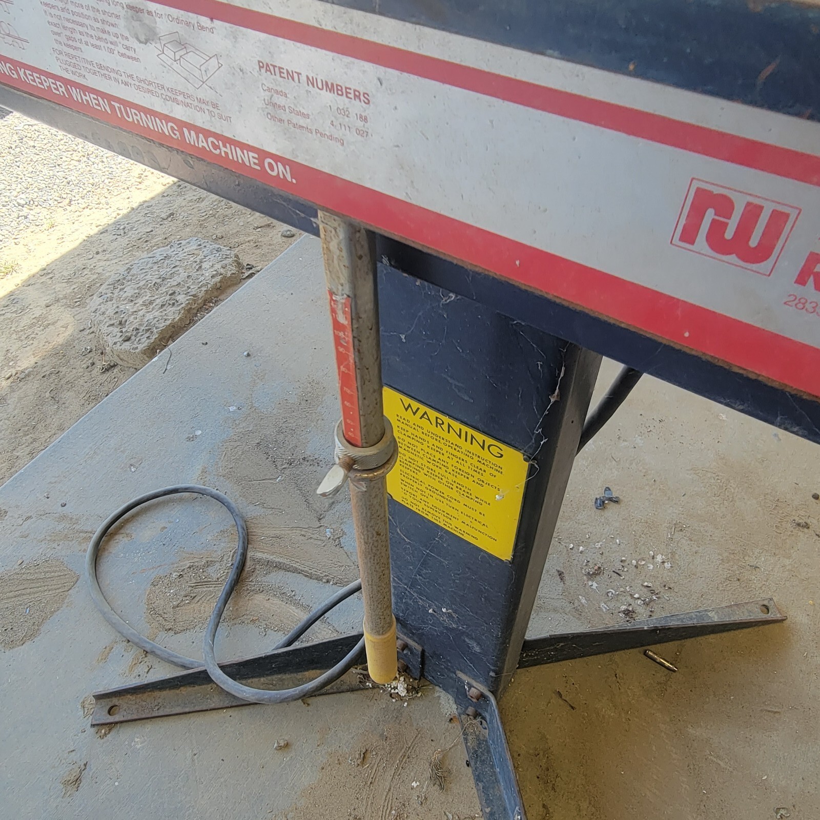 Roper Whitney Magnabend MBB 4181 – Alum. Bender for up to 18ga up to 48″, 115v