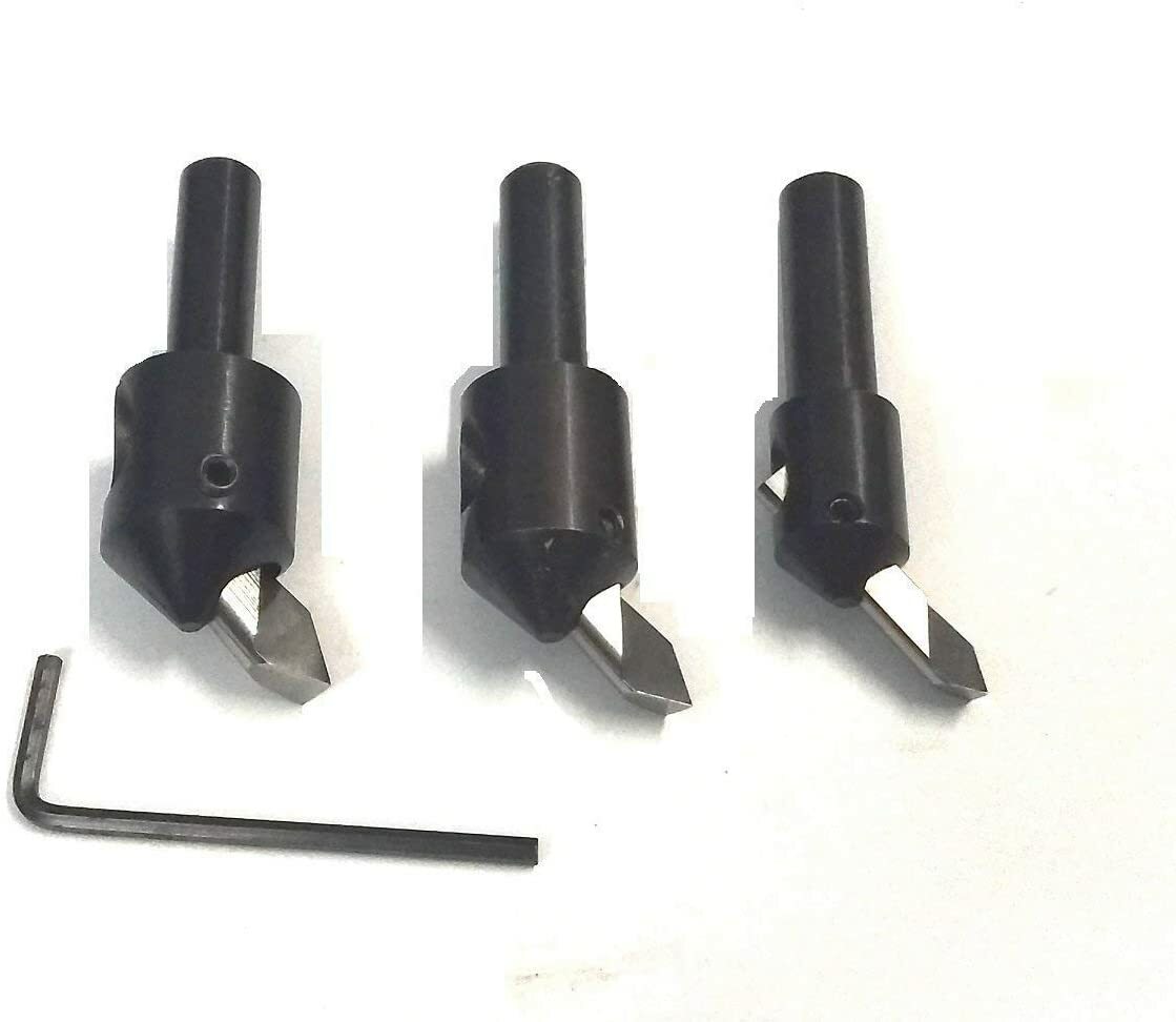 Set of 3 PCS Fly Cutter for Metal Facing On Milling Lathe HSS Bit tools