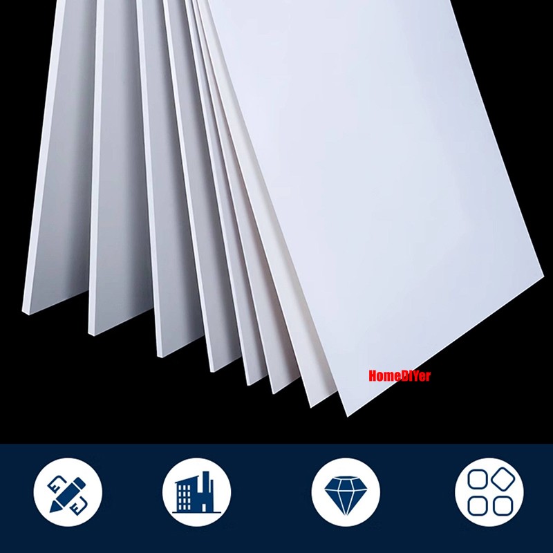 ABS Plastic Sheet DIY Project Model Making Plate Board Black White Beige 0.5-5mm