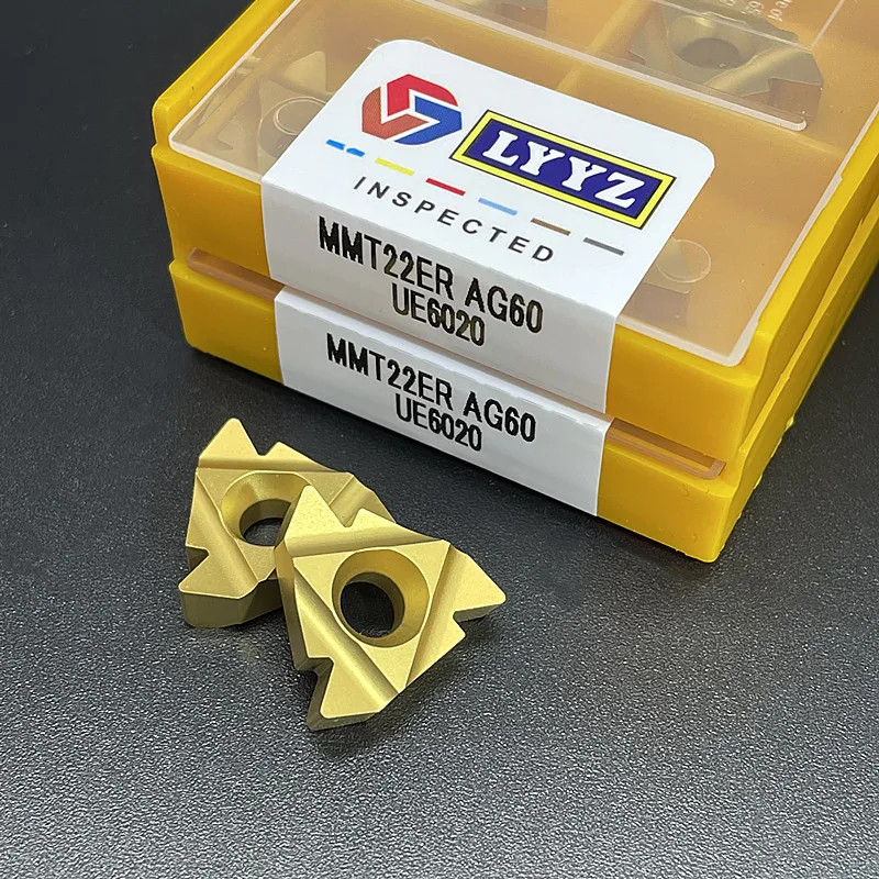 MMT22ER AG60 Carbide Thread Turning Inserts CNC Lathe Metal Cutting Durable Tool
