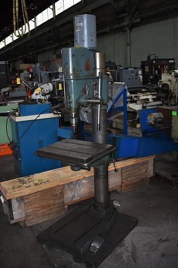 24″ ENCO “127-3040” GEARED-HEAD FLOOR-STANDING DRILL PRESS w/PDF & TAP – #30526