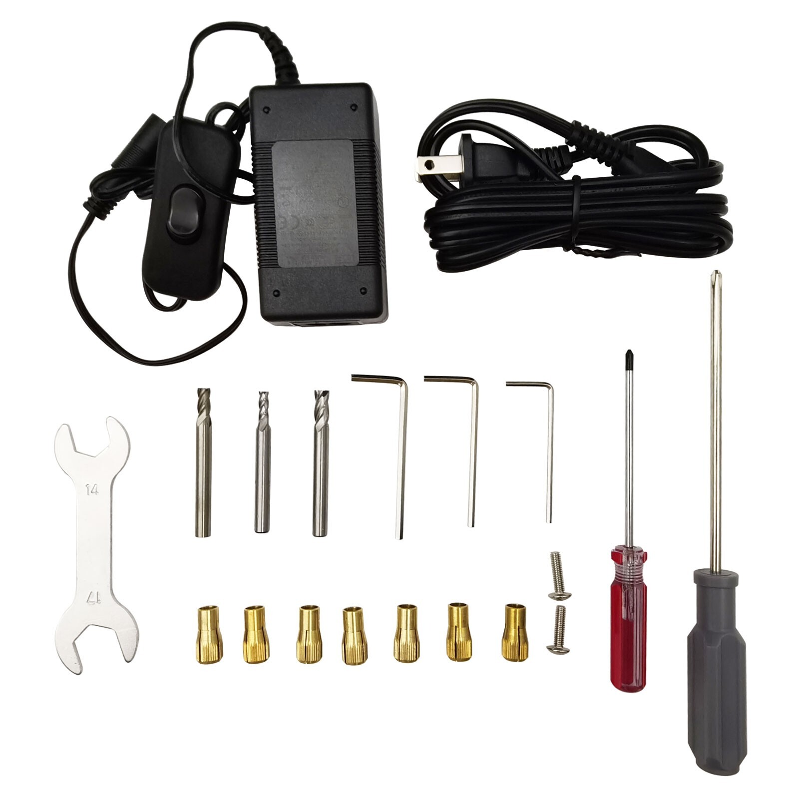 AC100V-240V Mini Drilling/Milling Mchine DIY Tool Wood, Plastic and Soft Metal