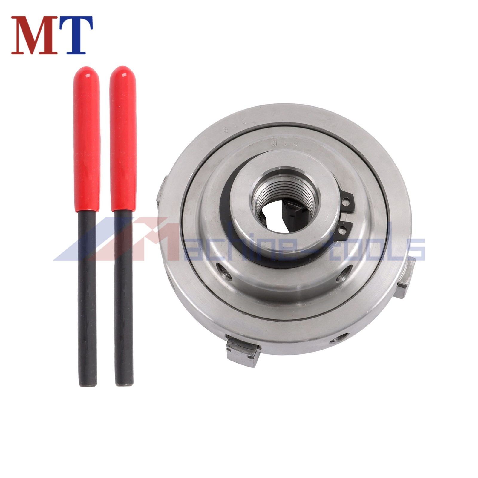 4″ Industrial Grade 4 Jaw Lathe Chuck 1×8 TPI Self Centering Thread