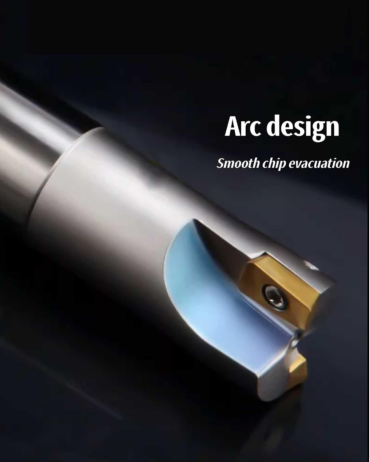 C25-25-150-2T Milling Rod Kit with 10 Titanium Coated Inserts for Steel Milling