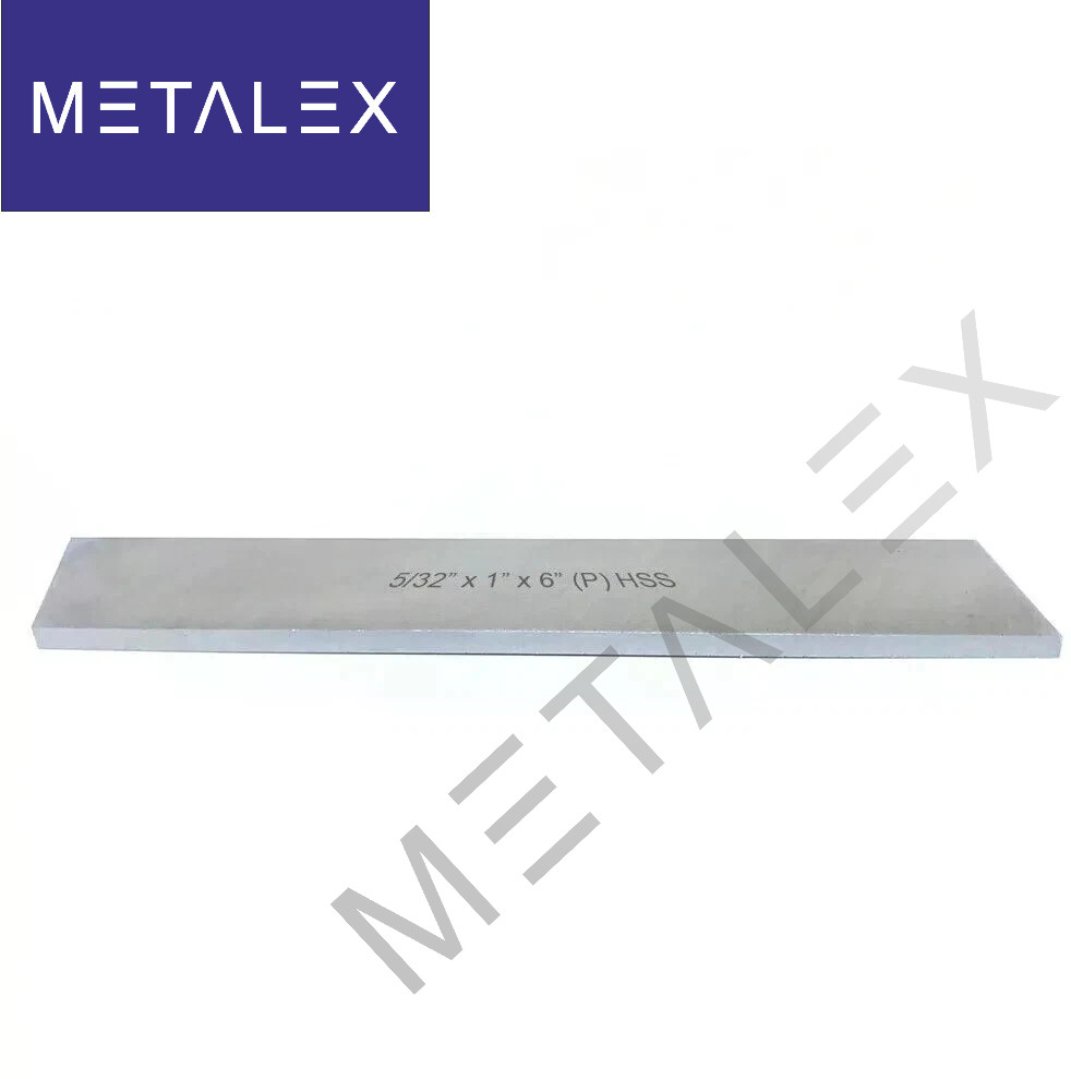 5/32″ x 1″ x 6″ Inch Lathe Cut Off Parting Tool Blade 5 Piece HSS Set M2 Grade