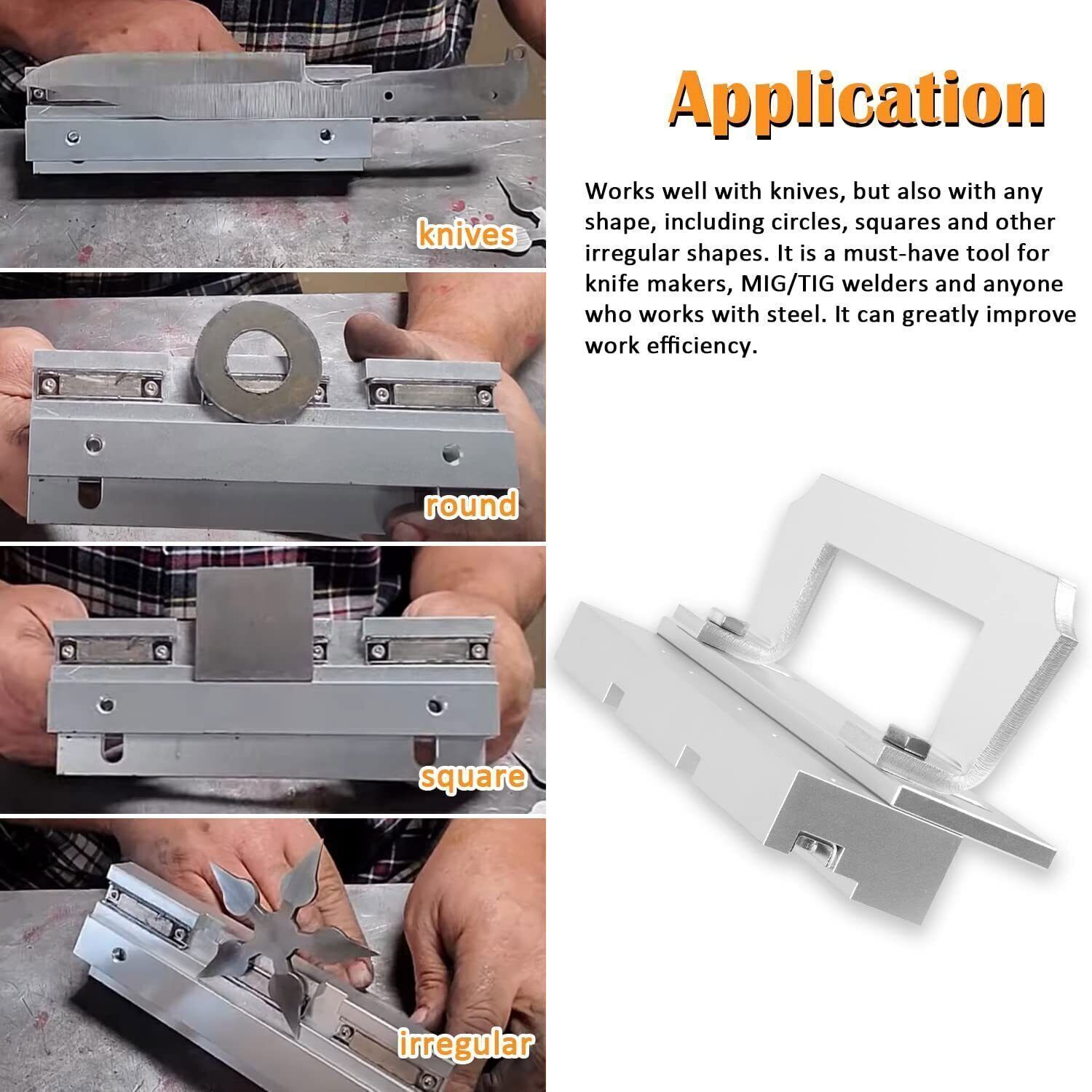 Knife Bevel Grinding Jig Adjustable Knife Making Belt Grinder Angle Grind Guide