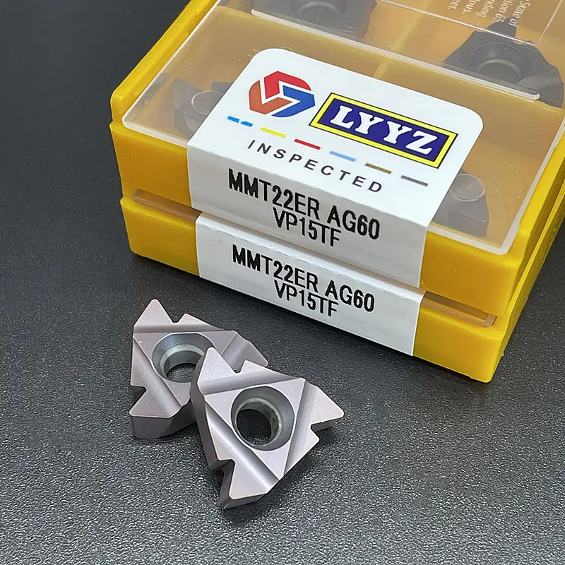 MMT22ER AG60 Carbide Thread Turning Inserts CNC Lathe Metal Cutting Durable Tool