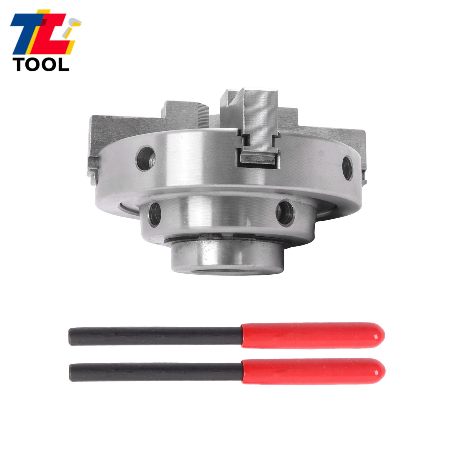 4″ High Concentricity 4 Jaw Lathe Chuck Set 1×8 TPI Self Centering