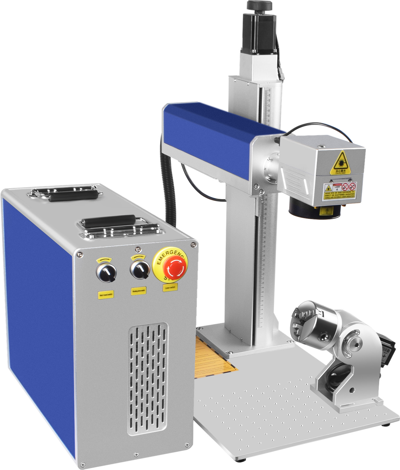 60W Auto Focus JPT MOPA M7 Fiber Laser Marking Engraving Machine Metal Engraving