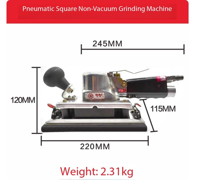TR-3301 Industrial-Grade Rectangular Pneumatic Grinder Heavy-Duty Polisher