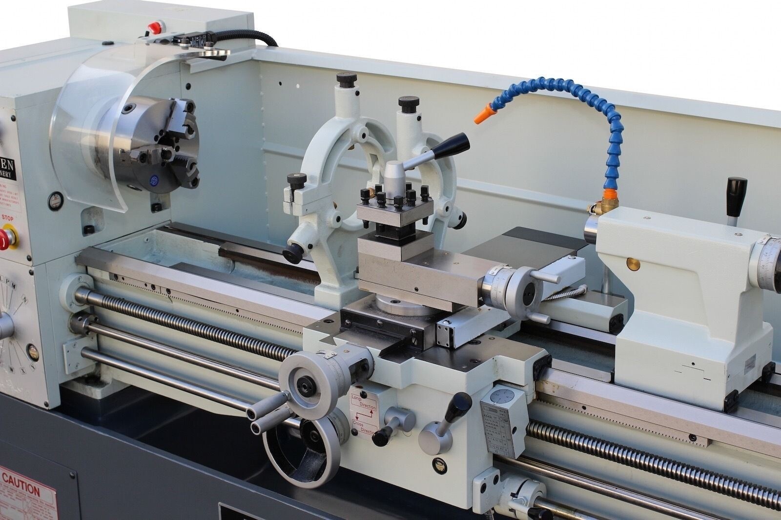 EISEN 1440GE Precision Lathe, 5HP, DRO, Made in Taiwan, One-Piece Cast Iron Base