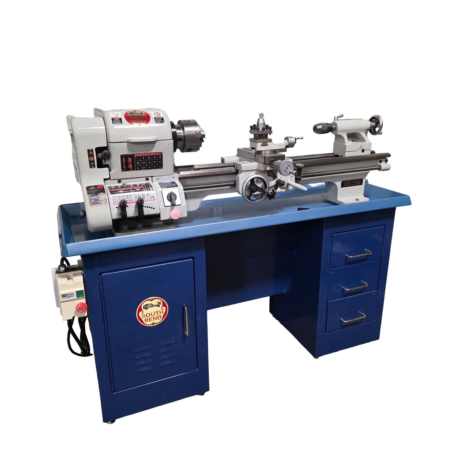 South Bend SB1002 10K-28″ Bench Lathe 9.84″ Swing 28″ Between Centers 1HP 120VAC