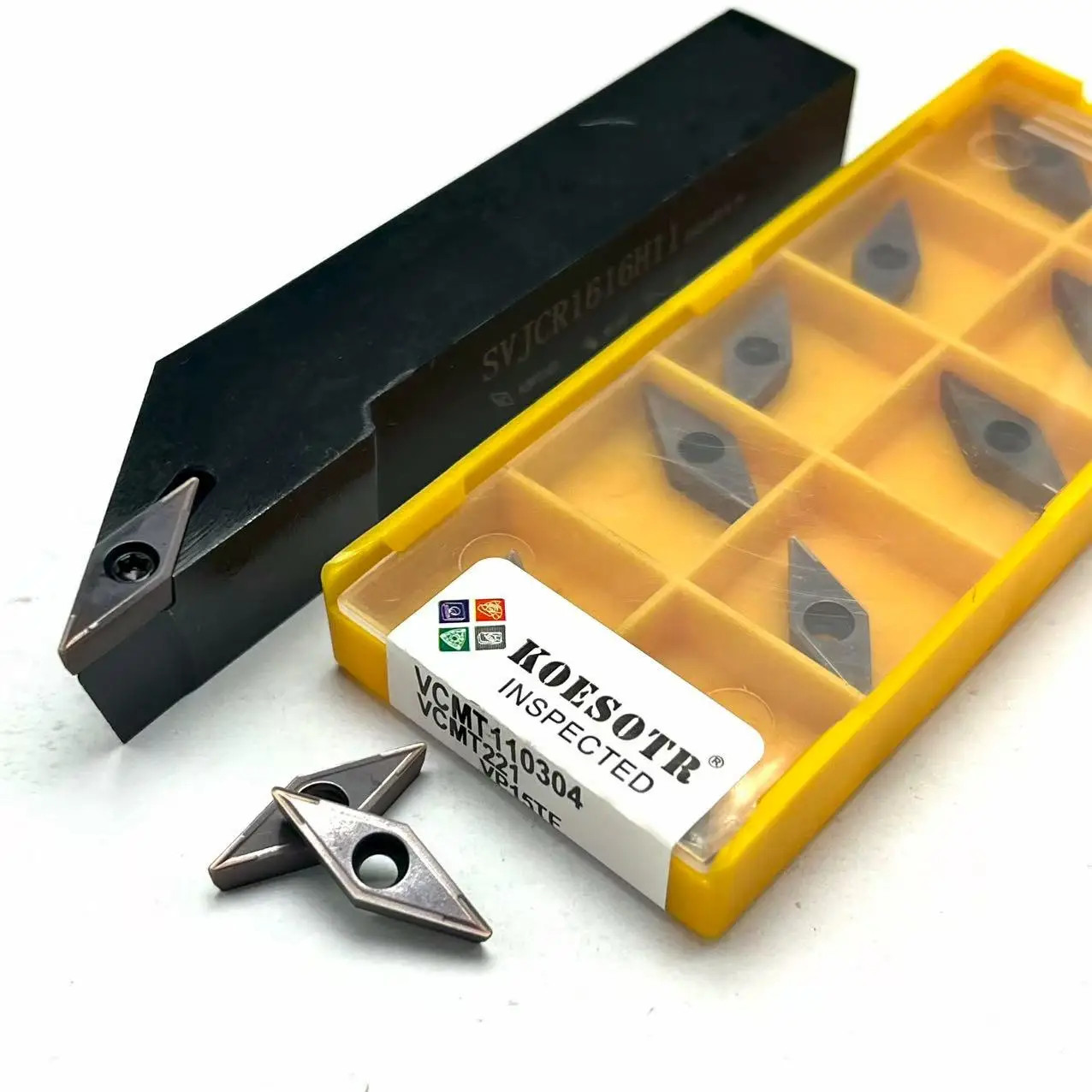 SVJCR H11 External Turning Tool Holder 1010 1212 1616 2020 VCMT110304 Carbide