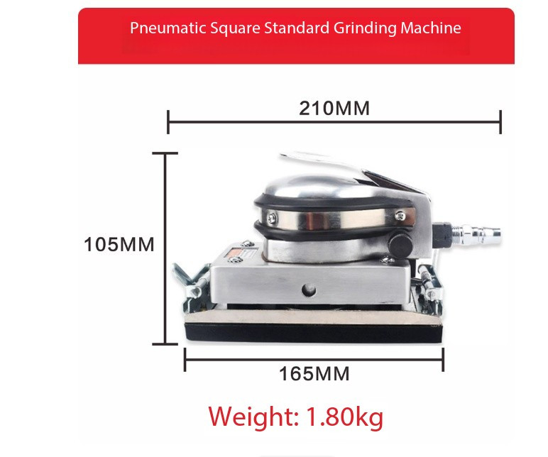 TR-3301 Industrial-Grade Rectangular Pneumatic Grinder Heavy-Duty Polisher