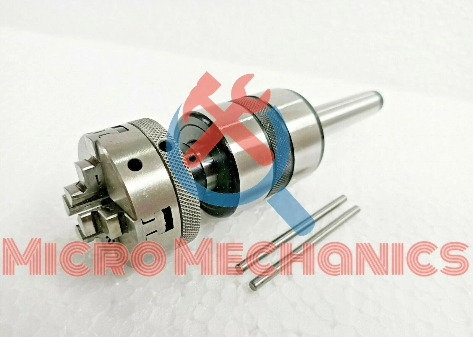 Revolving Center MT1 Shank+4 Jaw Self centering 50mm Lathe Chuck Premium Quality