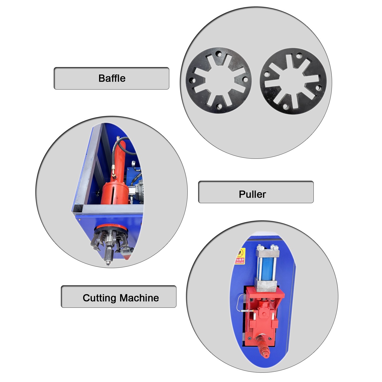 Motor Rotor Disassemble Machine (220V, 4kW, 5-100mm Shaft Dia, Copper Recycle)