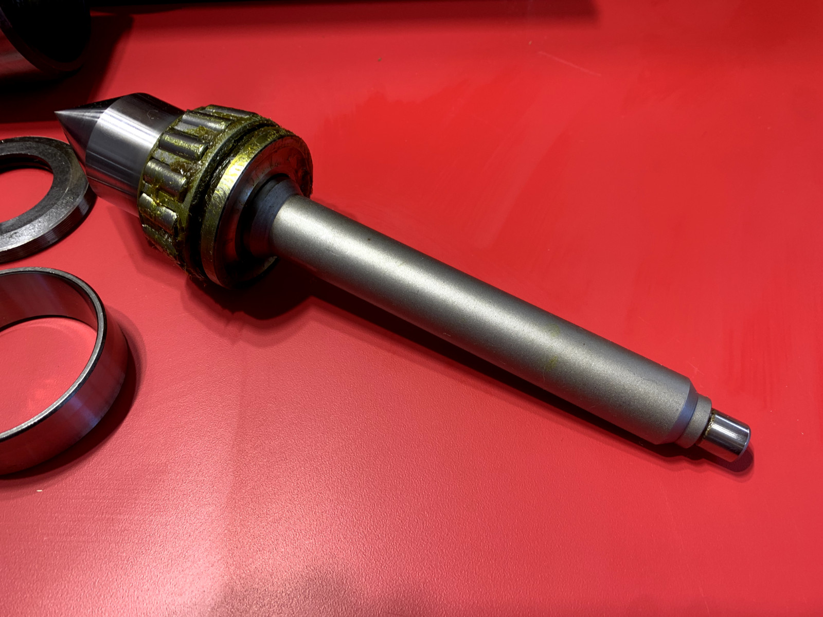 Machinist Lathe Tool: 5MT Live Center Triple Bearing Heavy Duty (NOS) Yugoslavia