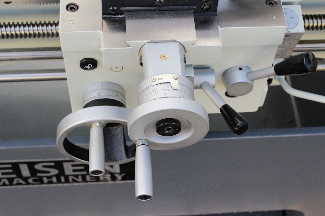 EISEN 1440GE Precision Lathe, 5HP, DRO, Made in Taiwan, One-Piece Cast Iron Base