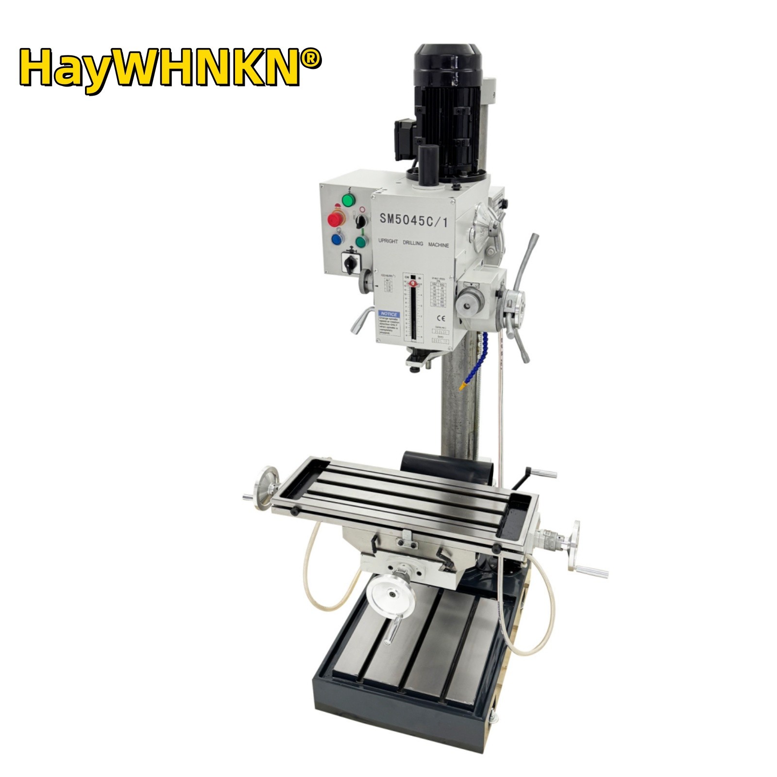 Automatic Feed Drilling Milling Machine 220V Vertical Drill Press R8 Taper