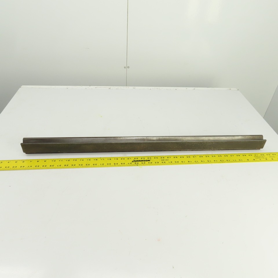 36-3/4″ Press Brake Forming 90° V Angle Die Block 1/2″ Tang 1-5/8″H 1-1/2″ Thic