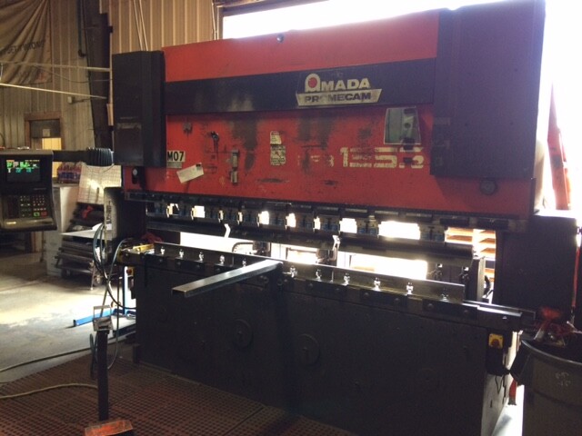 138 TON AMADA HYDRAULIC PRESS BRAKE 7.8″ STROKE 18.5″ OPEN HEIGHT 10.7″ CLOSED H
