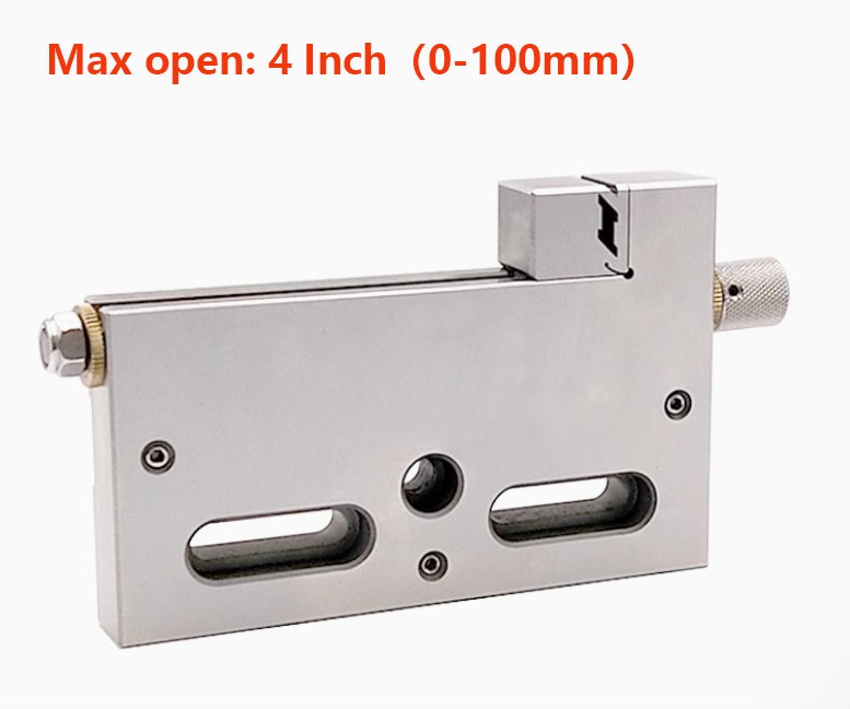 Wire EDM High Precision Vise Stainless Steel 4″ Jaw 100mm Opening 3Kg Clamping