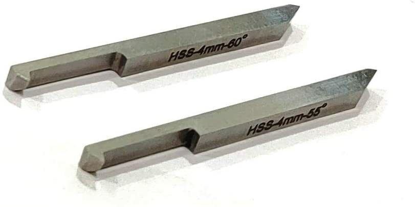 AD International Set of 2 Pcs High Speed Steel Double End Threading Tool