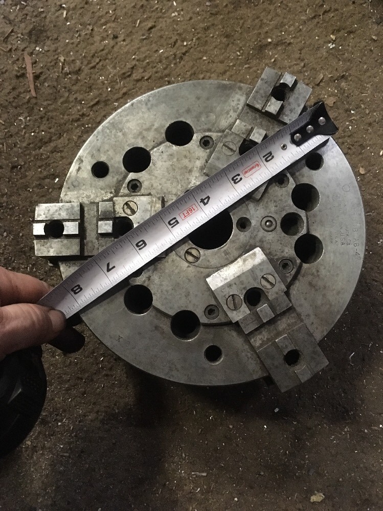 A1-6 Skinner 3 jaw 8” Power Speed Chuck CNC Metal Lathe Machinist Tool