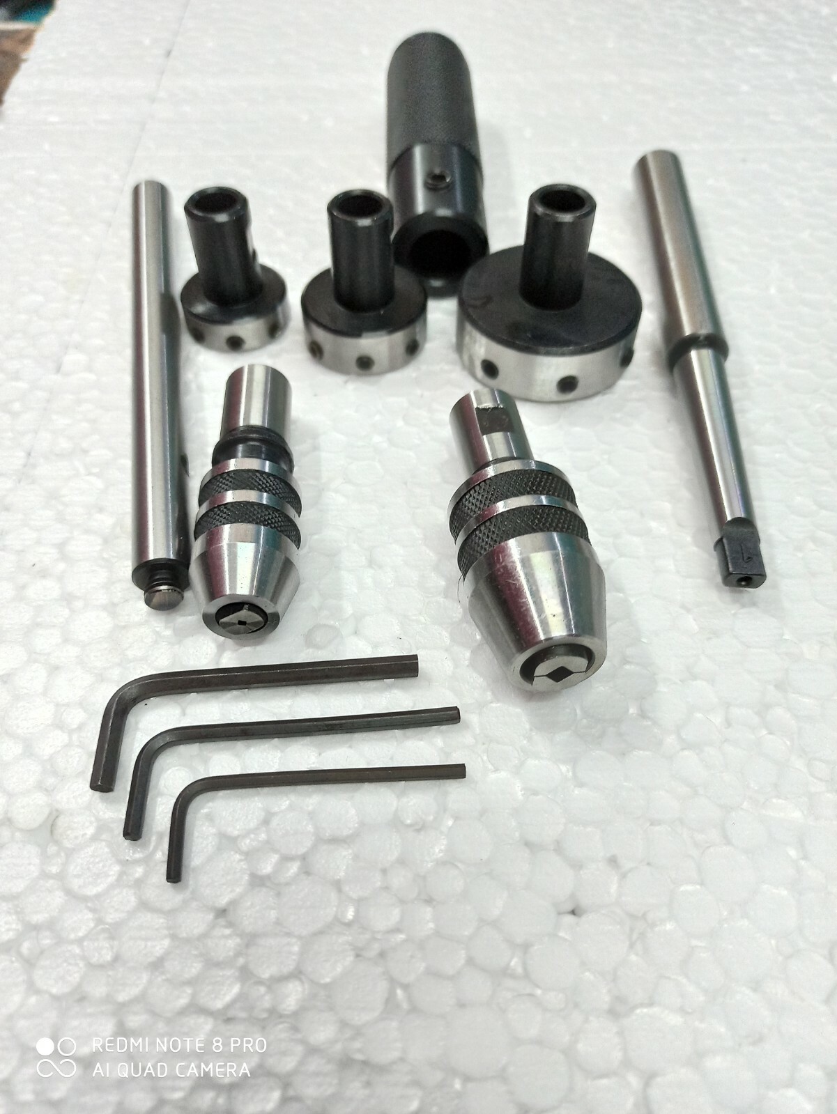 LATHE TAILSTOCK TAP & DIE HOLDER SLIDING TYPE SET IN (MT 3) SHANK*