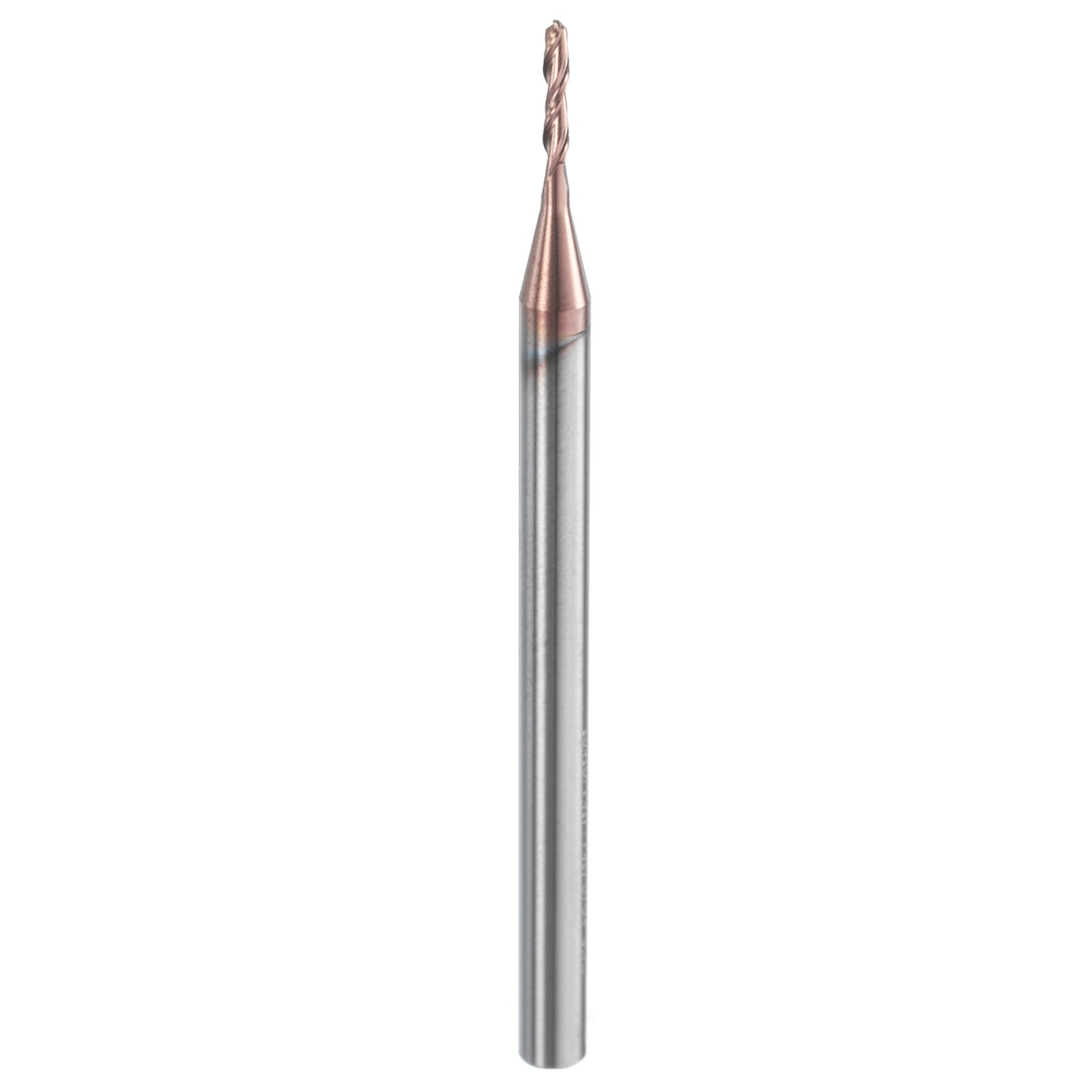 2 Flute Ball Nose End Mill 1/4″ Cutting Length Uncoated for Carving Engraving