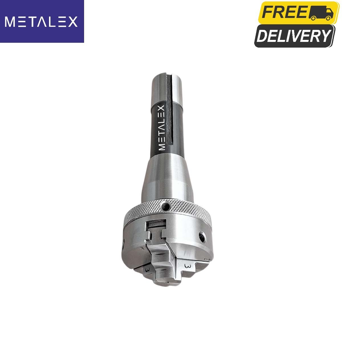 2″ 50mm 3 Jaw Self Centering Mini Small Baby Lathe Chuck Set R8 Shank Arbor Kit