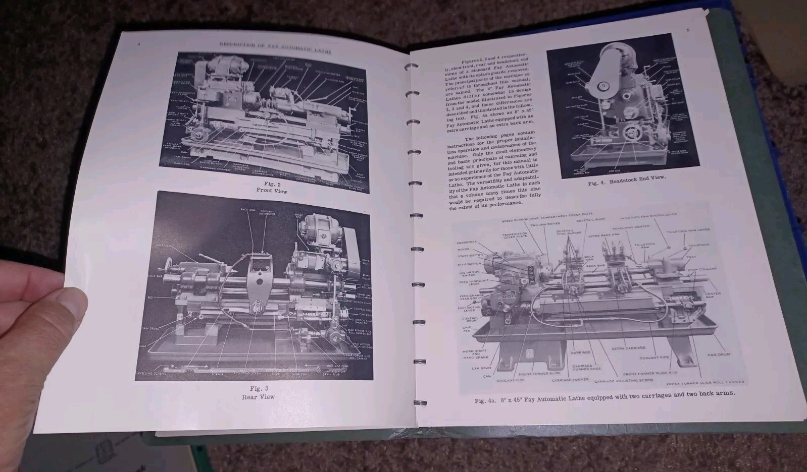 Jones & Lamson FAY Automatic Lathes Operating Instructions Manual ORIGINAL Book!