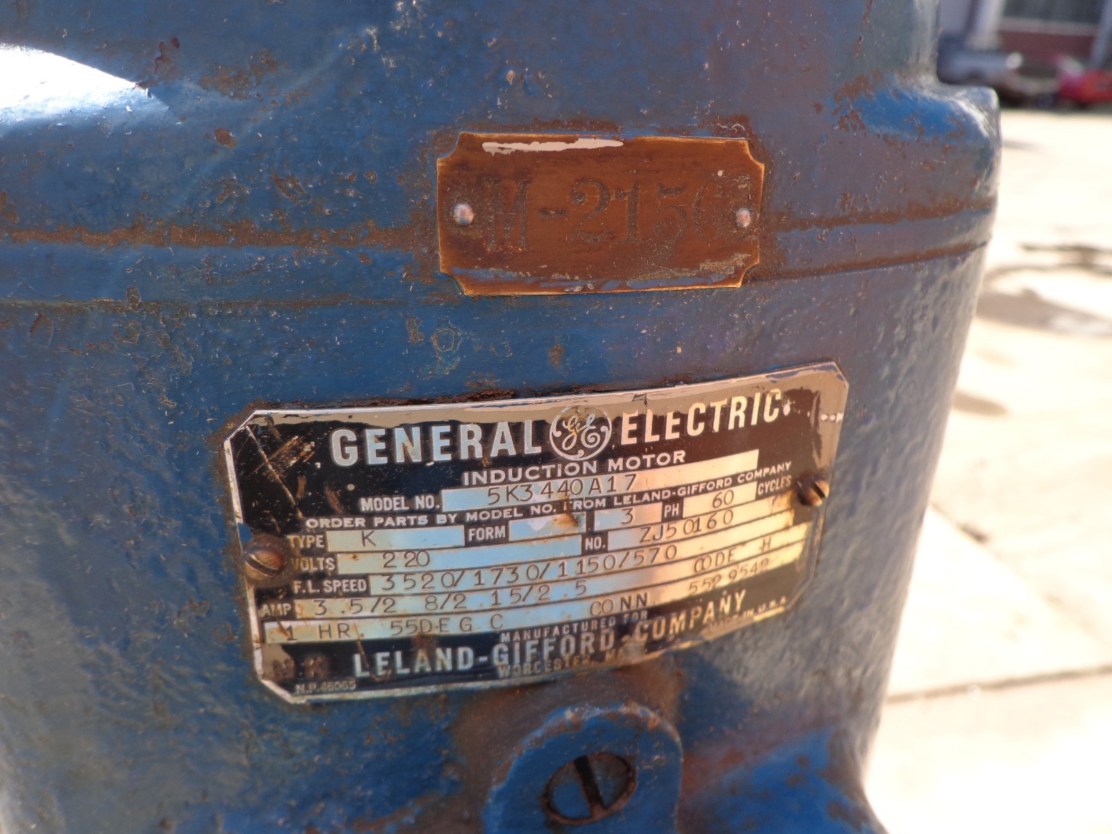 Leland Gifford 15″ Drill Press GE General Electric motor 5K3440A17 220/3/60