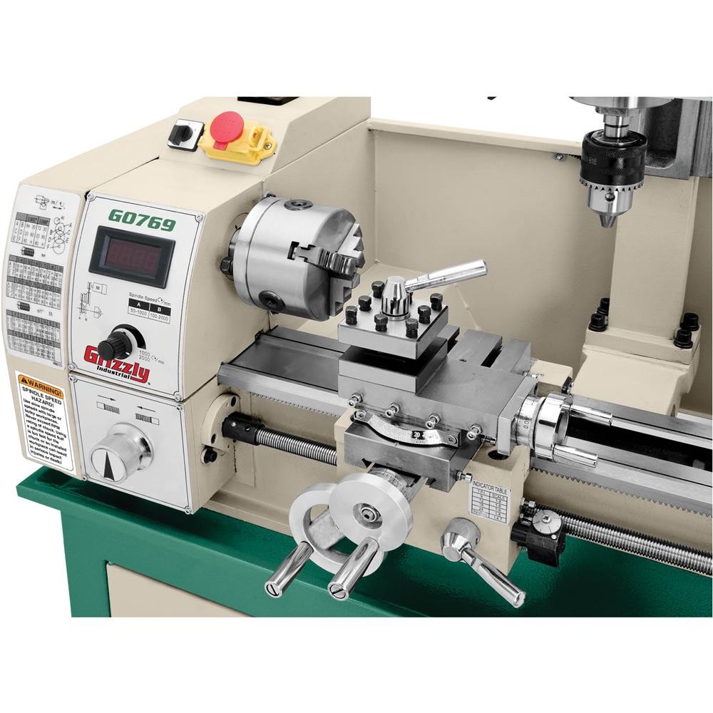 G0769 8″ x 16″ Variable-Speed Combination Lathe/Mill