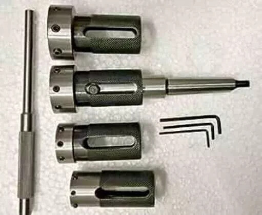 LATHE TAILSTOCK DIE HOLDER SET OF 4 FLOATING TYPE MT3 SHANK ZEALINDUSTRIES