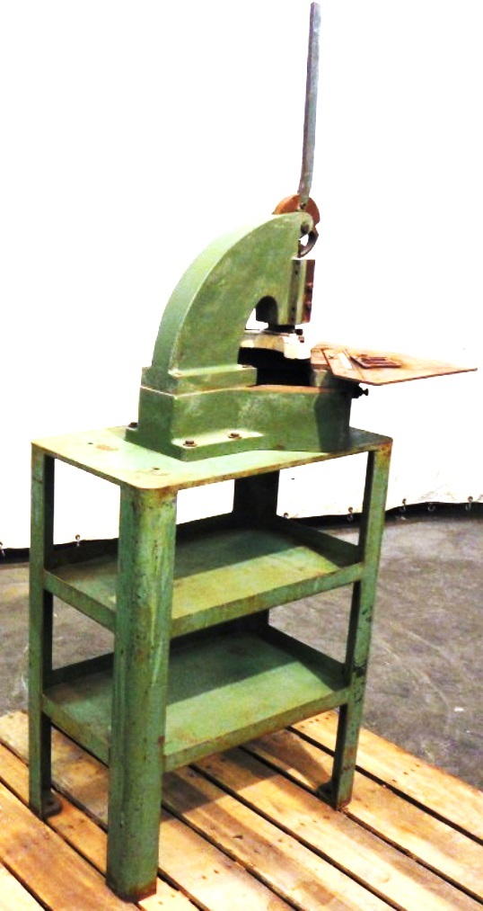 DI-ACRO HOUDAILLE TAB NOTCHER NO. 2, WITH STAND, CAPACITY 16 GAUGE MILD STEEL