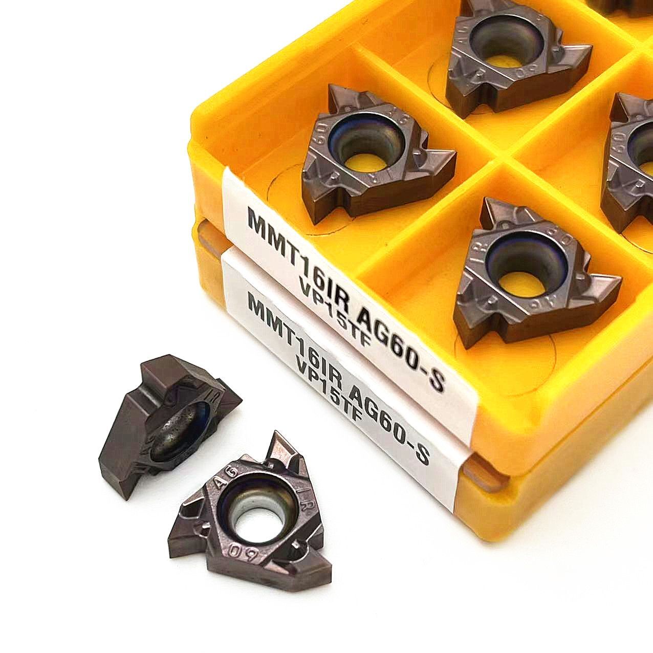 Carbide Metal Lathe Thread Turning Tool MMT16ER MMT16IR AG60 S UE6020 VP15TF