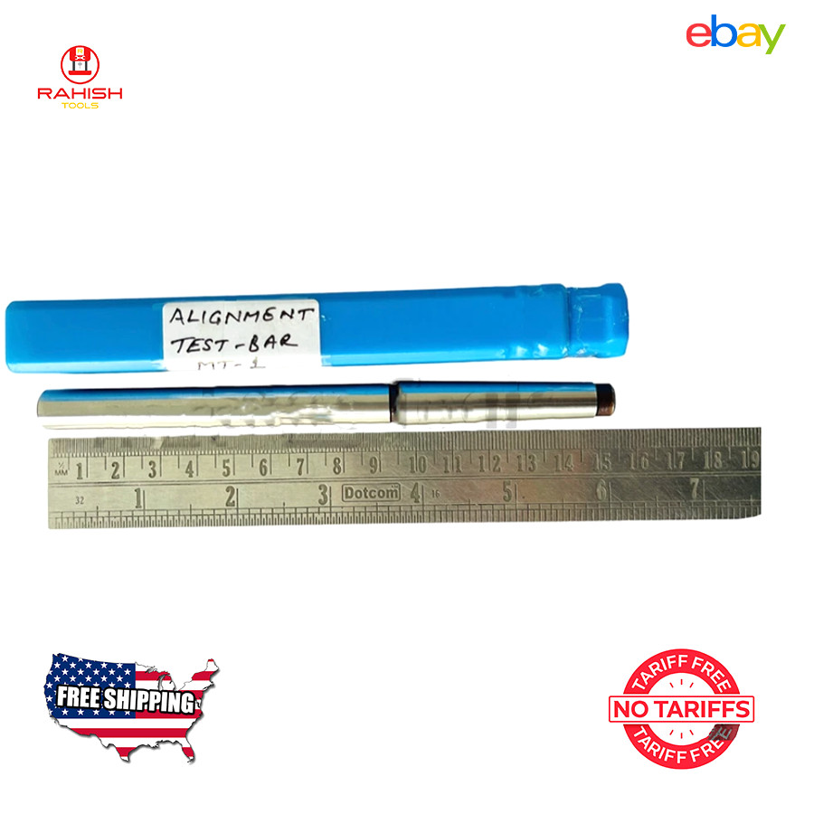 1MT Lathe Parallel Alignment Test Bar Mandrel (Morse Taper MT1) – Alloy Steel EN