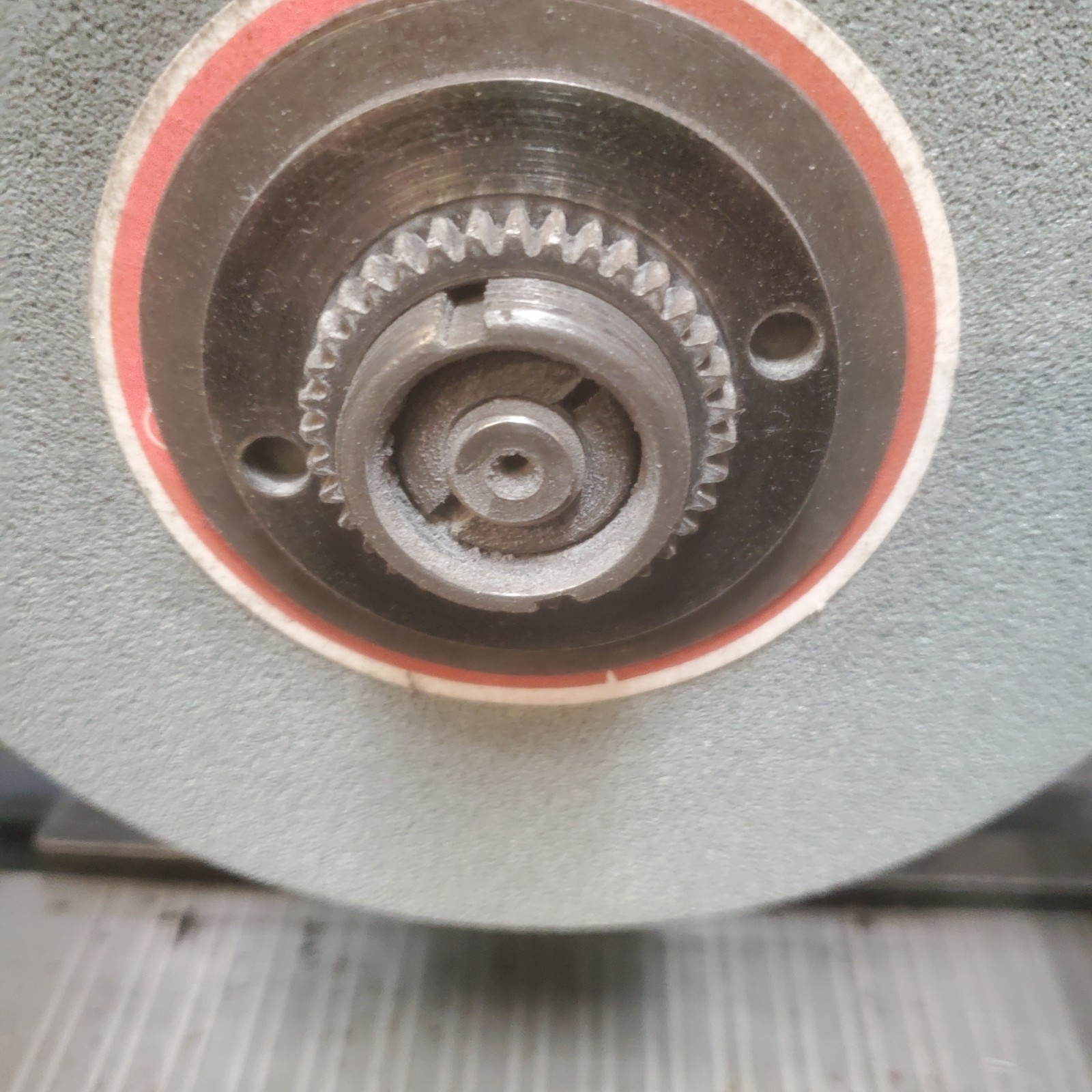 L.H. thread Surface Grinder wheel 1-1/4 Quick Change Arbor Nut + Key