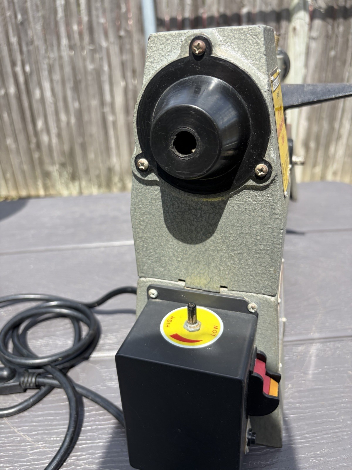 Central Machinery 8 In. x 12 In. Precision Woodworking Benchtop Mini Lathe NICE