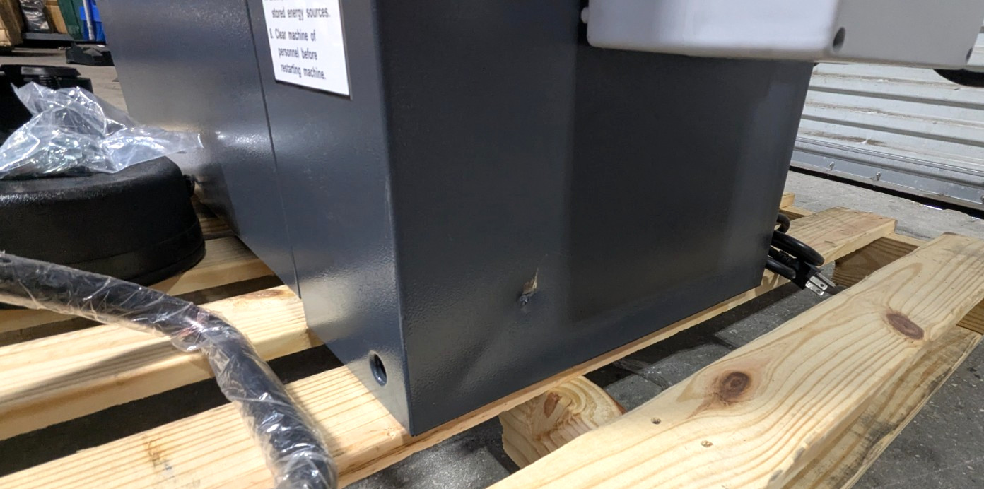 DAKE SE912 9 x 12 Horizontal Bandsaw 110v 1HP Step Pulley *Scratch & De